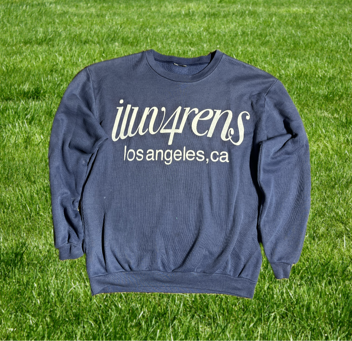 M navy crewneck