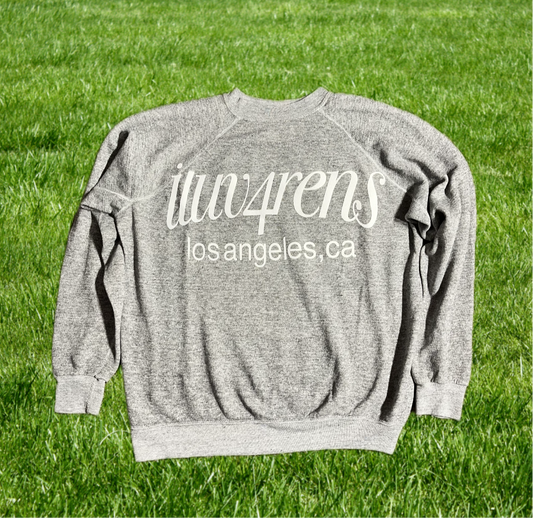 M grey crewneck
