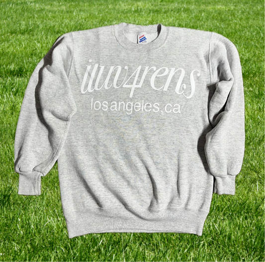 M grey crewneck