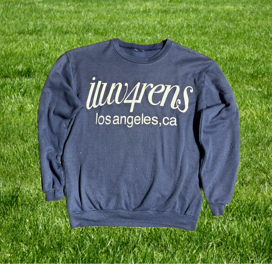 M navy crewneck