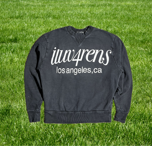 Xs black crewneck